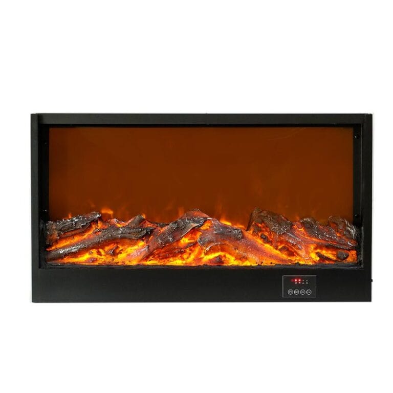 Decorative fireplace core