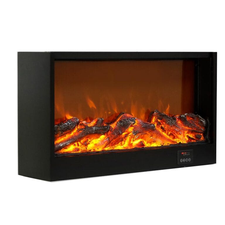 Decorative fireplace core