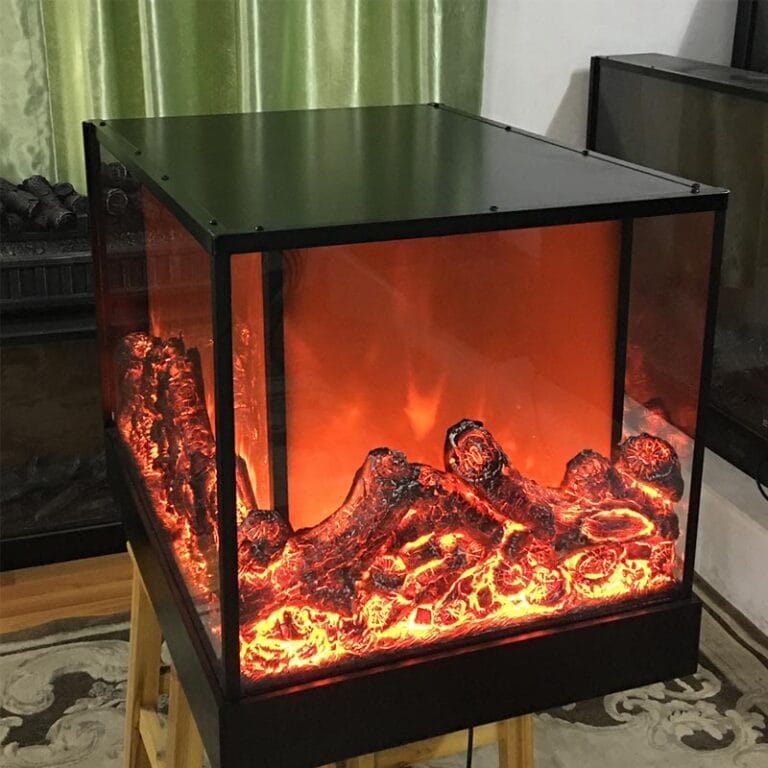 3 sides fireplace