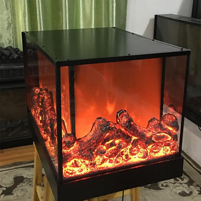 3 sides fireplace
