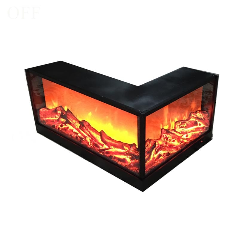 7 shape fireplace